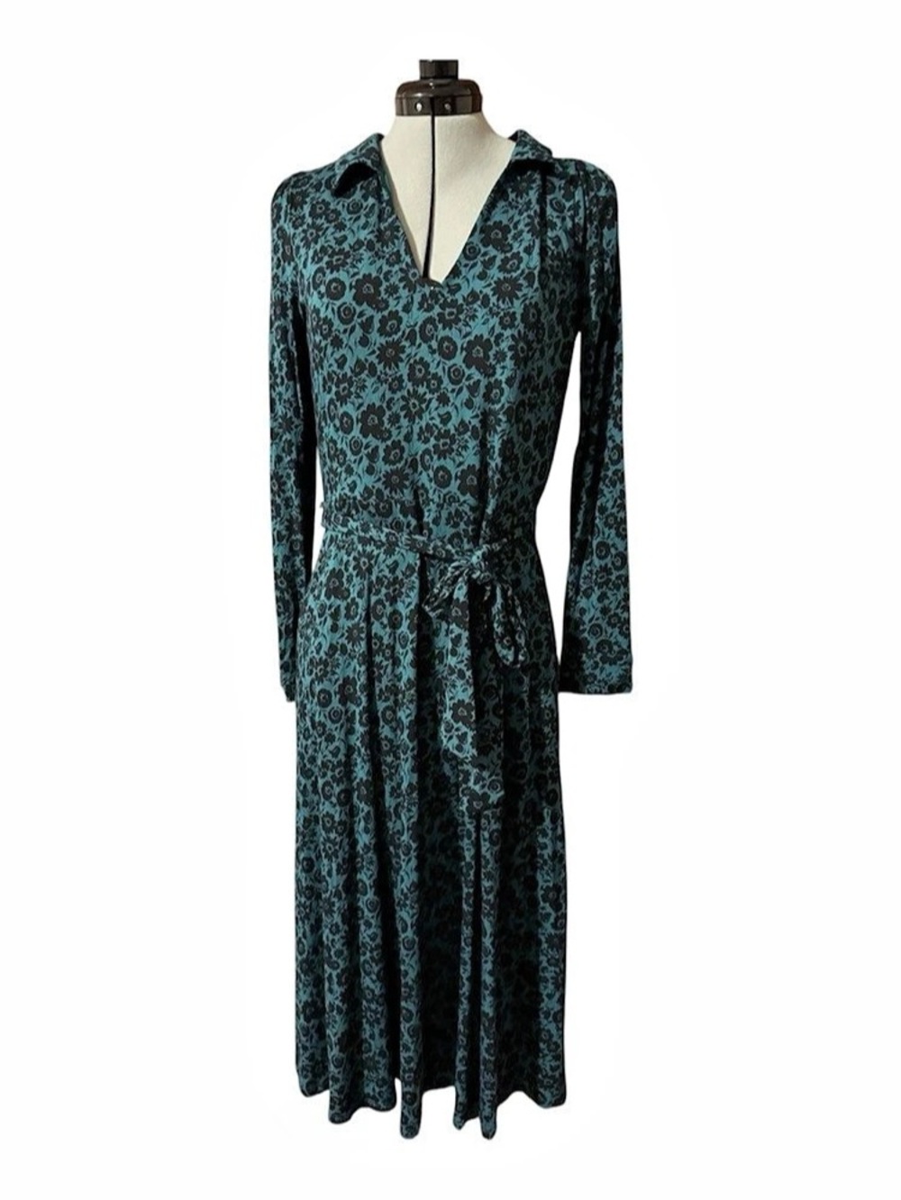 NWT Boden Floral Jersey Midi Dress Size 8